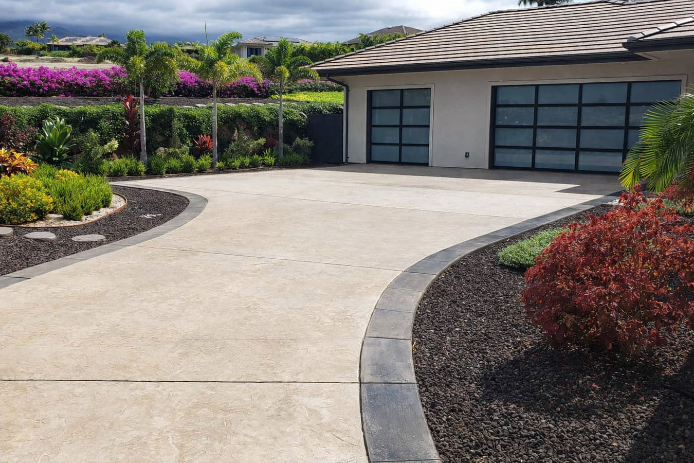 Concrete driveway building in Woonsocket, RI
