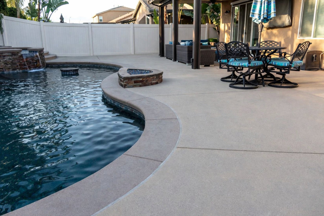 Concrete pool decks in Woonsocket, RI